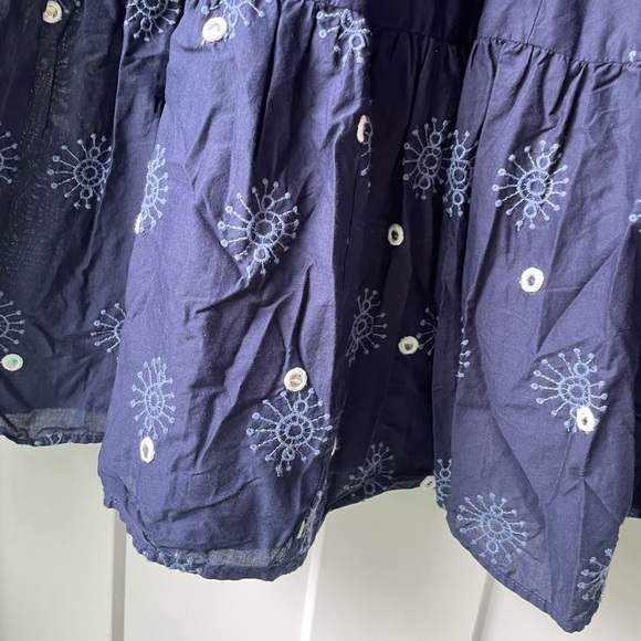 Zara Tiered Embroidered Midi Maxi Skirt Size M Blogger Favorite - Picture 8 of 9